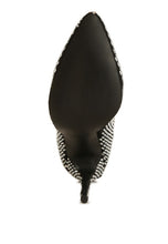 Load image into Gallery viewer, Fortunate Rhinestones Embellished Mesh Boots