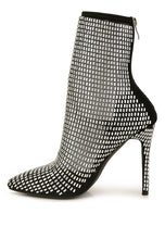 Load image into Gallery viewer, Fortunate Rhinestones Embellished Mesh Boots