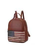 Load image into Gallery viewer, MKF Collection Briella FLAG Backpack by Mia K