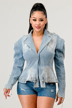 Load image into Gallery viewer, Vintage Denim Jean Jacket