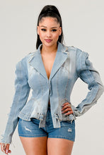 Load image into Gallery viewer, Vintage Denim Jean Jacket