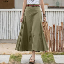 Load image into Gallery viewer, Tessanne A-Line Midi Skirt