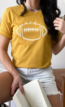 Load image into Gallery viewer, Cursive Football Game Day Graphic Tee