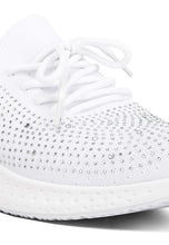 Load image into Gallery viewer, Elizha Stud Embellished Lace Up Sneakers