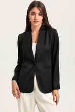 Load image into Gallery viewer, Long Sleeve Shawl Collar Blazer