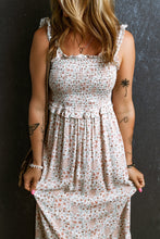 Load image into Gallery viewer, Rachael Smocked Printed Sleeveless Maxi Dress