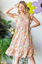 Load image into Gallery viewer, Heimish Floral Ruffled V-Neck Dress