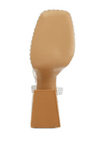 Load image into Gallery viewer, Lustrous Flare Heel Sandals