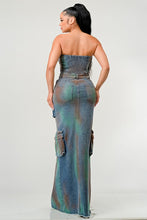 Load image into Gallery viewer, ATHINA VINTAGE HAND WASHED BUTTON UP SLIT DRESS