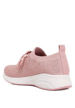 Load image into Gallery viewer, Elizha Stud Embellished Lace Up Sneakers
