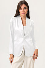 Load image into Gallery viewer, Long Sleeve Shawl Collar Blazer