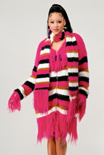 Load image into Gallery viewer, Athina Fuzzy Striped Sweater