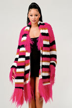 Load image into Gallery viewer, Athina Fuzzy Striped Sweater