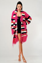 Load image into Gallery viewer, Athina Fuzzy Striped Sweater