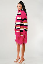 Load image into Gallery viewer, Athina Fuzzy Striped Sweater