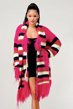 Load image into Gallery viewer, Athina Fuzzy Striped Sweater