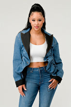 Load image into Gallery viewer, Athina Cute Denim Blazer
