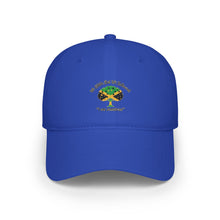 Load image into Gallery viewer, Low Profile Baseball Cap — Jamaican Roots Reggae Tree Design