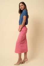 Load image into Gallery viewer, COLOR CARGO MIDI SKIRT