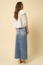 Load image into Gallery viewer, HIGH RISE FLARED MAXI SKIRT