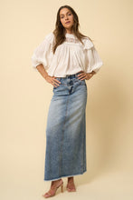 Load image into Gallery viewer, HIGH RISE FLARED MAXI SKIRT