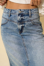 Load image into Gallery viewer, HIGH RISE FLARED MAXI SKIRT