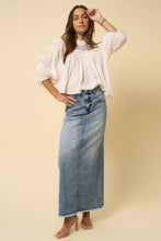 Load image into Gallery viewer, HIGH RISE FLARED MAXI SKIRT
