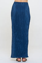 Load image into Gallery viewer, Plisse Maxi Skirt with Slit