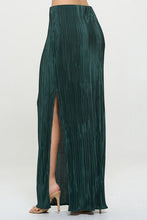 Load image into Gallery viewer, Plisse Maxi Skirt with Slit