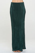 Load image into Gallery viewer, Plisse Maxi Skirt with Slit