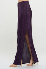 Load image into Gallery viewer, Plisse Maxi Skirt with Slit