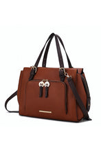 Load image into Gallery viewer, MKF Elise Color-block Satchel Bag by Mia k