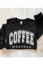 Load image into Gallery viewer, Coffee Weather Cafe Graphic Fleece Sweatshirts