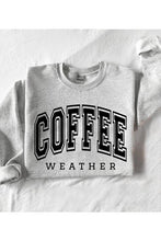 Load image into Gallery viewer, Coffee Weather Cafe Graphic Fleece Sweatshirts