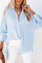 Load image into Gallery viewer, Staci Oversized Shirt Blouse