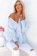 Load image into Gallery viewer, Staci Oversized Shirt Blouse