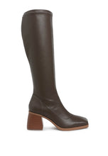Load image into Gallery viewer, 21004-1762430930901-Faux Leather Block Heel Boots_SH5360 _BROWN (9).jpg