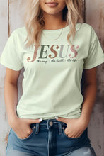 Load image into Gallery viewer, Jesus The Way, Christian Graphic Tee