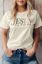 Load image into Gallery viewer, Jesus The Way, Christian Graphic Tee