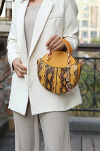 Load image into Gallery viewer, Faux Snakeskin Crossbody Bag