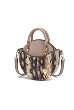 Load image into Gallery viewer, Faux Snakeskin Crossbody Bag