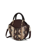 Load image into Gallery viewer, Faux Snakeskin Crossbody Bag