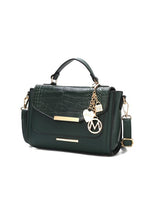 Load image into Gallery viewer, Sylvie Croco Embossed Shoulder