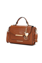 Load image into Gallery viewer, Sylvie Croco Embossed Shoulder