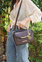 Load image into Gallery viewer, Sylvie Croco Embossed Shoulder