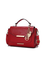 Load image into Gallery viewer, Sylvie Croco Embossed Shoulder