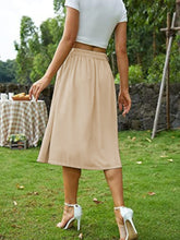 Load image into Gallery viewer, High Waist Midi Skirt