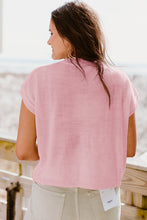 Load image into Gallery viewer, Women Floral Print Flower Short Sleeve Tops