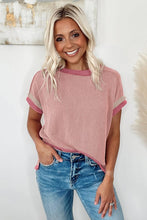 Load image into Gallery viewer, Womens Summer Casual Crew Neck Fit Lightweight Top