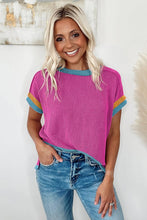 Load image into Gallery viewer, Womens Summer Casual Crew Neck Fit Lightweight Top